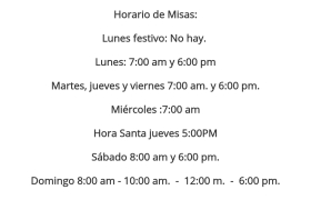 Horarios 